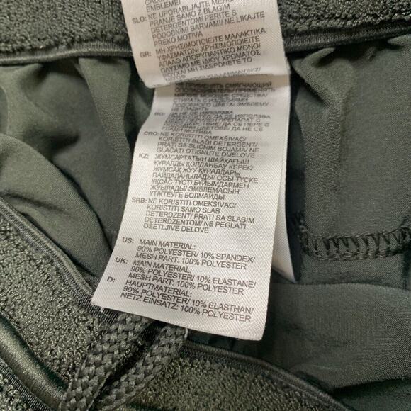 Adidas Shorts Mens M Forest Green Drawstring Elastic Waist Band Pockets Training - Picture 7 of 12